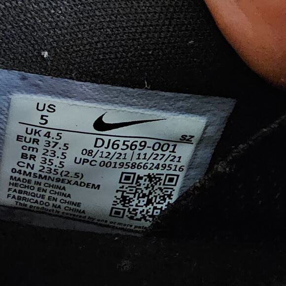 NIKE air zoom Victory Tour 2 Black Leather Golf Men's size 5 DJ6569-001 - Picture 6 of 7